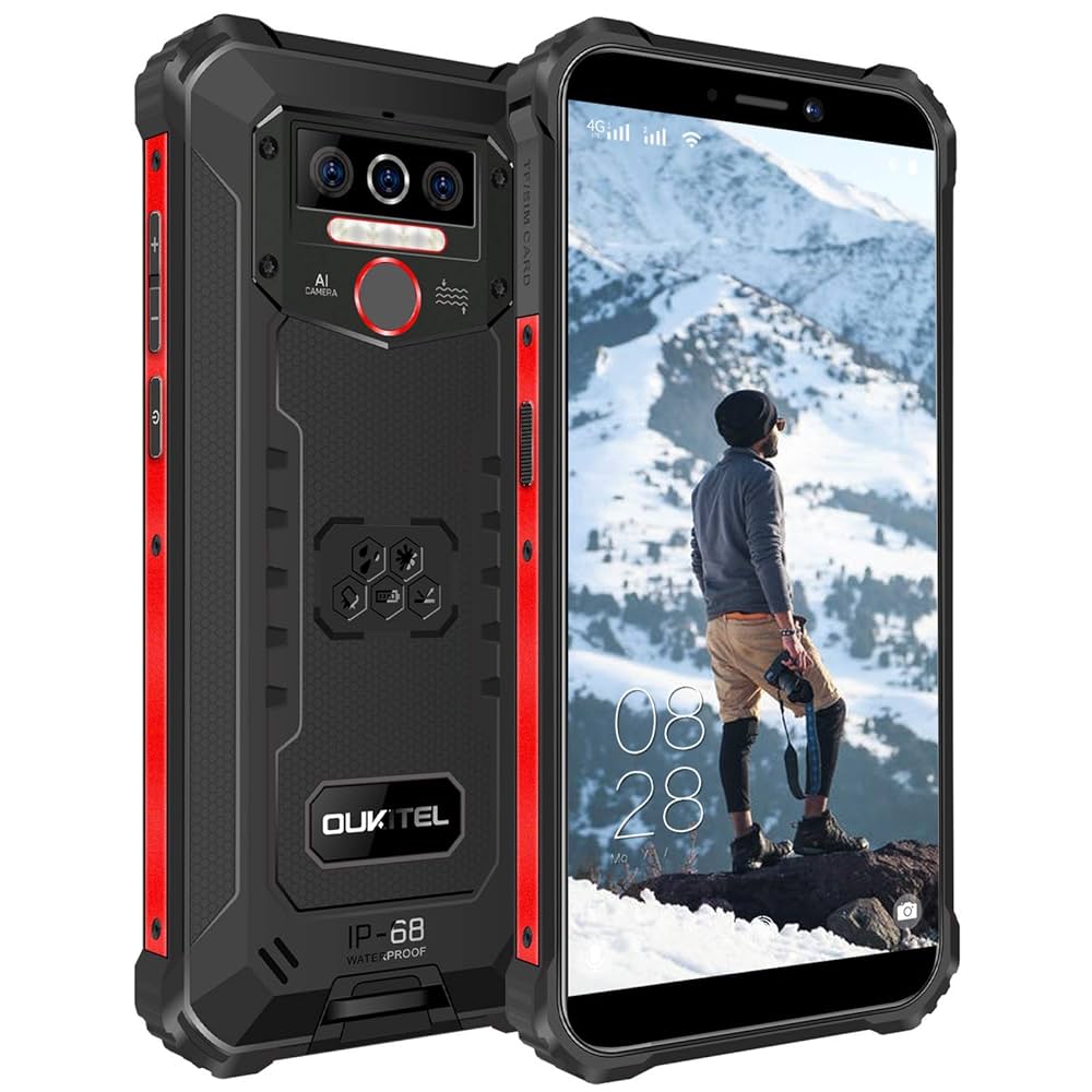OUKITEL WP5 Rugged Smartphone, 8000mAh Battery Mobile Phones